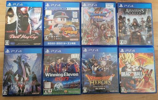 ps4ソフト 8本セット PS4 ゲームソフト8本セット - メルカリ
