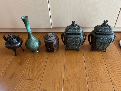 アンティーク銅香炉