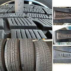 ホイール＆スタッドレスタイヤ 4本●2020年 ヨコハマタイヤ ice GUARD 205/65R16●16インチ 6.5J 114.3 +53