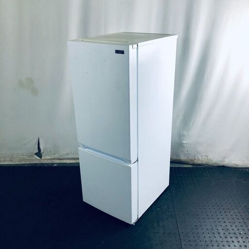 ID:rg219593 ヤマダ電機 YAMADA 冷蔵庫 一人暮らし 中古 2019年製 2ドア 156L ホワイト ファン式 右開き YRZ-F15G1  【リユース品：状態C】【送料無料】【設置費用無料】