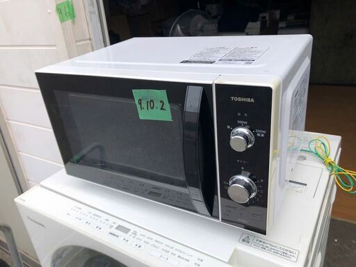 北九州市内配送　2023年 東芝 電子レンジ 単機能 一人暮らし 17L フラットテーブル ER-WM17(W) ホワイト