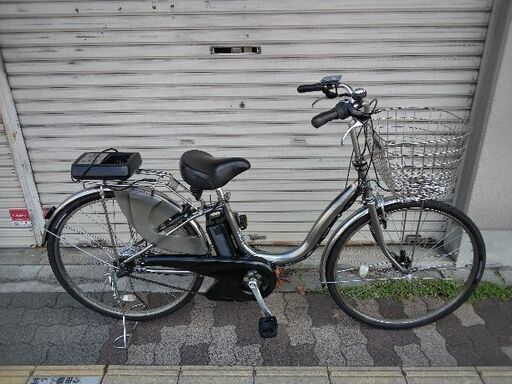 [YAMAHA]PAS Natura(パス ナチュラ)26吋 電動アシスト自転車 12.3Ahバッテリー+充電器(グレー)