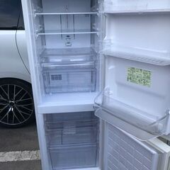  🌈北九州市内配送設置✨NO 538🌈　シャープ SHARP 冷蔵庫 （271L・右開き） 2ドア ホワイト系 SJ-PD27B-W