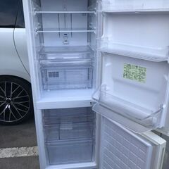  🌈北九州市内配送設置✨NO 538🌈　シャープ SHARP 冷蔵庫 （271L・右開き） 2ドア ホワイト系 SJ-PD27B-W
