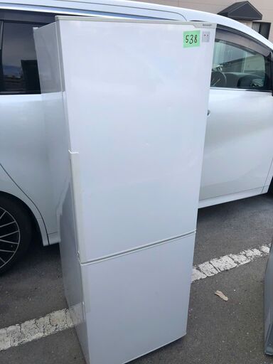 北九州市内配送設置✨NO 538? シャープ SHARP 冷蔵庫 （271L・右開き