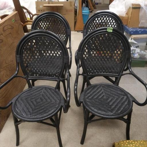 ★新入荷 2脚セット IKEA イケア ラタンチェア チェア イス 椅子 籐 屋外チェア