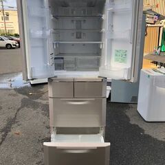 NO 549 ?北九州市内配送設置✨? MITSUBISHI(三菱)の465L 6ドア冷蔵庫 MR-