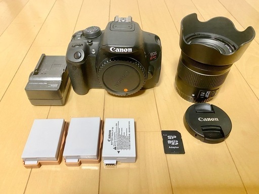 Canon EOS-kissデジタルx7i 標準ズームレンズ、予備バッテリー、SDカードセット