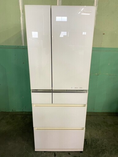ノンフロン冷凍冷蔵庫（パナソニック/6ドア/NR-F518XG-W形/2014年製 大阪送料無料☆3か月保障付き☆冷蔵庫☆2014年☆パナソニック