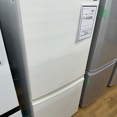 【ドリーム川西店御来店限定】シャープ　冷蔵庫　SJ-D14D-W／クリーニング済み 【2002211255601714】