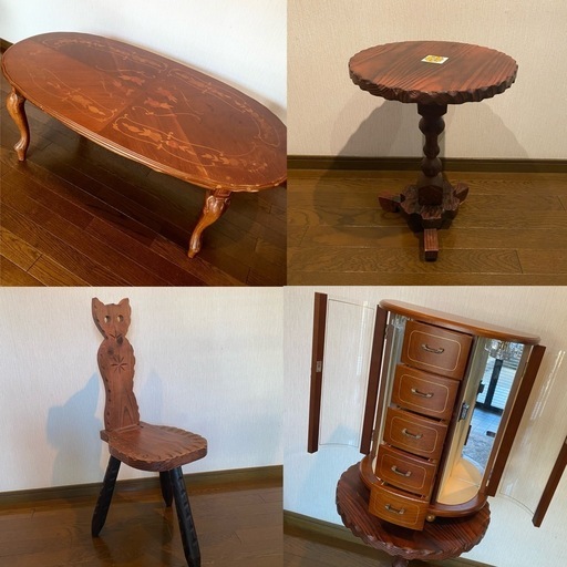 アンティーク家具4点セット