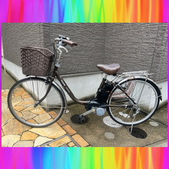 NEIGHBORHOOD Mサイズ-?Panasonic ビビ 26インチ 6.6Ah 電動自転車 