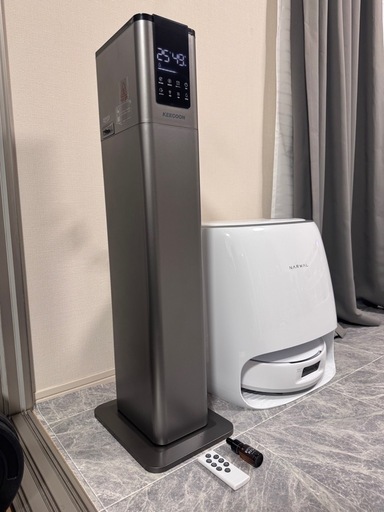 お洒落なタワー型☆加湿器☆アロマオイル対応☆大容量13L☆ハイブリッド☆ほぼ新品☆アロマオイルもお付けします☆