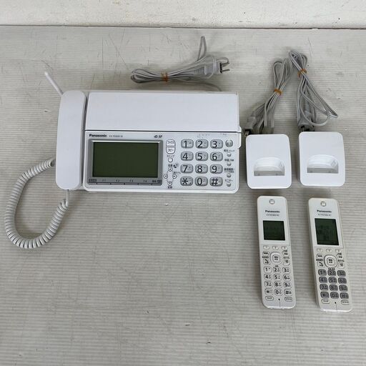 【Panasonic】 パナソニック パーソナルファックス 電話機 親機子機 KX-PD600DL KX-FKD404-W2 KX-FKD506-W1 J0464