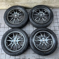 ワケあり】スタッドレスタイヤ+ホイール 165/60/R15 4本セット