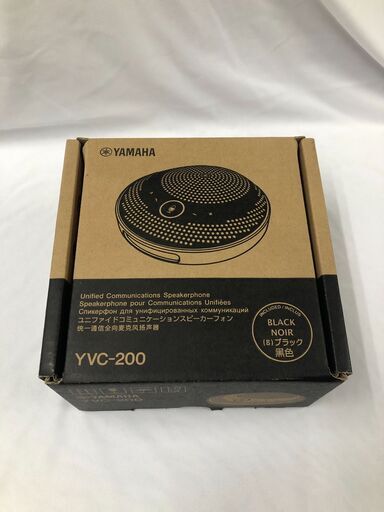 YAMAHA/ヤマハ ユニファイドコミュニケーション スピーカーフォン YVC-200(B) ブラック　通電チェックOK