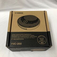 YAMAHA/ヤマハ ユニファイドコミュニケーション スピーカーフォン YVC-200(B) ブラック　通電チェックOK