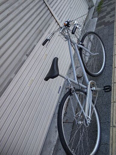 クロスバイク Czazy Sheep CRAZY SHEEP[クレイジーシープ]27吋 シングルspeedクロスバイク(グレー)