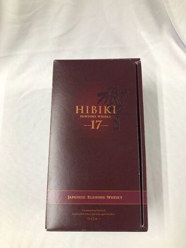 新入荷！！　国産ウイスキー　ウイスキー　サントリー 響17年 700ml（箱付）43度