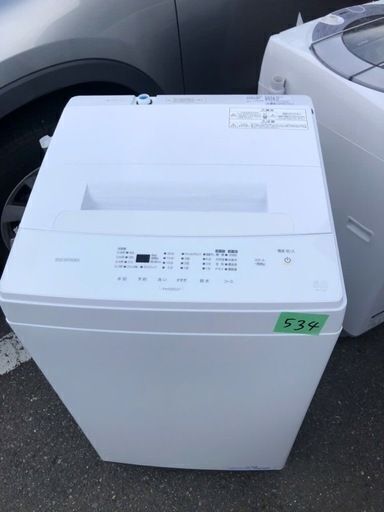 NO 534 ★格安特価★福岡市内配送設置無料★ 2022年　全自動洗濯機 ホワイト IAW-T503E-W [洗濯5.0kg /上開き]