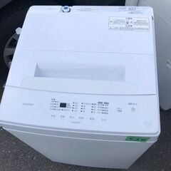 NO 534 ★格安特価★福岡市内配送設置無料★ 2022年　全自動洗濯機 ホワイト IAW-T503E-W [洗濯5.0kg /上開き]