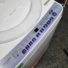 7161‼️配送設置は無料🙌‼️最新2023年製✨穴なし洗濯槽でカビブロック✨SHARP 7kg 洗濯機