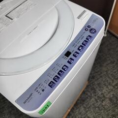 7161‼️配送設置は無料🙌‼️最新2023年製✨穴なし洗濯槽でカビブロック✨SHARP 7kg 洗濯機