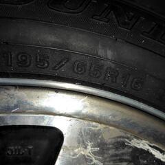 195/65/16 ホイールタイヤ　4本セット　jb23ジムニーに付いてました。