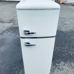 オーヤマ ノンフロン冷凍冷蔵庫 PRR-122D-W