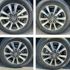 値下げ　エスクワィア純正美品　新品タイヤ　