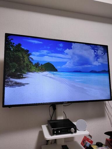 MAXZEN 50型テレビ (J50SK01) テレビスタンド付き