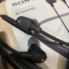 SONY ワイヤレスステレオヘッドセット WI-1000XM2 ブラック 保証あり   