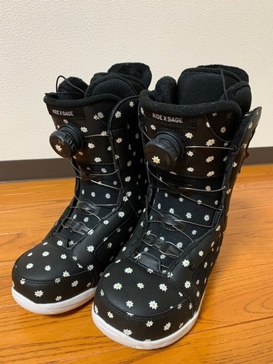 RIDE SAGE スノーボードブーツ 女性用 新品　23cm 花柄