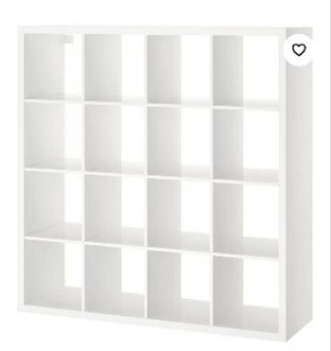 値下げ情報あり！IKEAオープンラック　KALLAX  ホワイト, 147x147 cm
