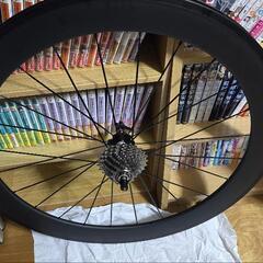 (美品)CSC カーボンホイール700C　リアのみ