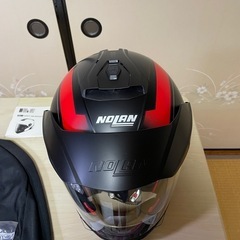 NOLAN N405-GT フルフェイスヘルメット サイズL 黒/赤 付属品あり