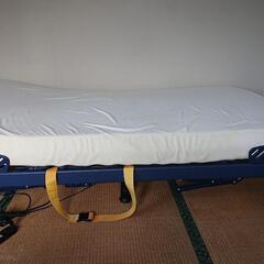 テンピュール介護用電動ベッド 「たちあっぷ」付き