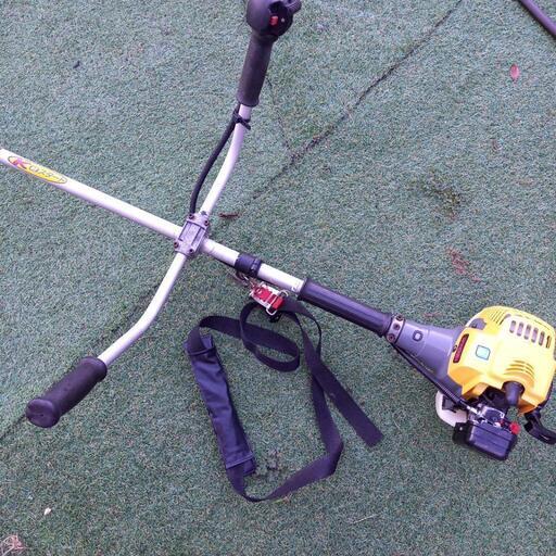 福岡 宗像市RYOBIリョービ EKK-260A ゼノア 刈払機草刈り機実働動作