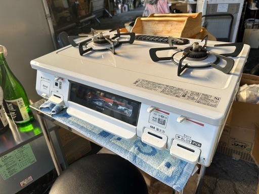 【LPガス専用】 Rinnai リンナイ グリル付 ガステーブル 右強火力 KG64CT2R-LP