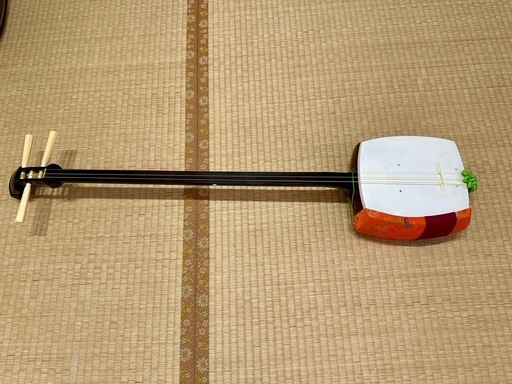 長唄三味線、細棹、紅木