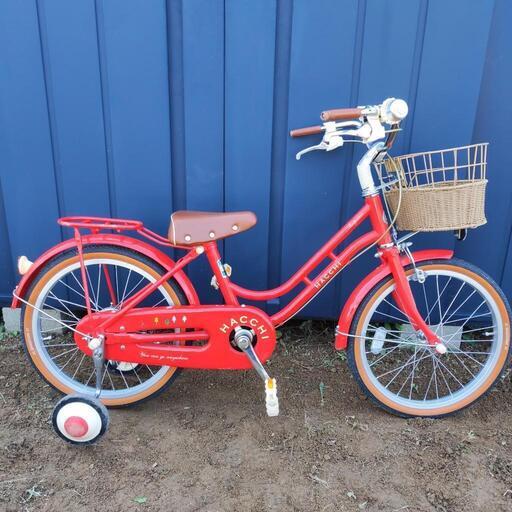 ブリヂストン　【屋内保管】子供用自転車　18インチ　補助輪付き