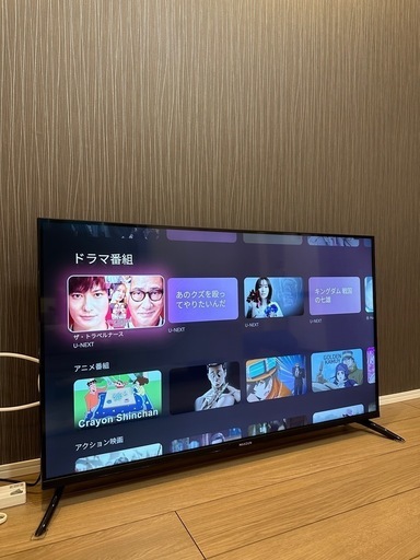 MAXZEN 43インチ GoogleTV