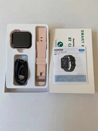 新品未使用！スマートウォッチ【ピンク】