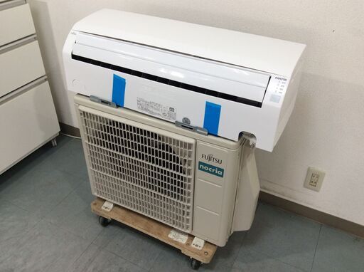 YJT9631『安心30日間保証付』【FUJITSU/富士通 6畳用エアコン】美品 2024年製 AS-V223N-W ノクリア 家電 冷暖房 エアコン 壁掛型 単相100V