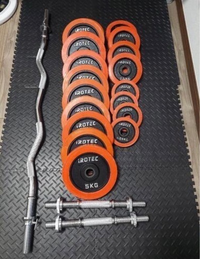 iROTEC 5kg ダンベルプレート 4枚セット アイロテック IROTEC 5kg