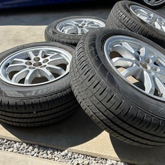 2022年製,バリ山,4本 50プリウス純正ホイール タイヤ付4本セット