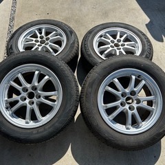2022年製,バリ山,4本 50プリウス純正ホイール タイヤ付4本セット