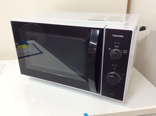 JT9637【TOSHIBA/東芝 電子レンジ】美品 2024年製 ER-M17Y 家電 キッチン フラットテーブル 横開き