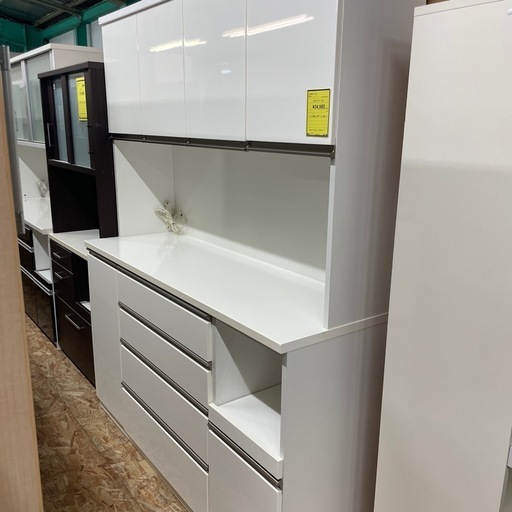 ニトリ　レンジボード　1600mm ゾロ　ホワイト　大容量　クリーニング済み　ジャングルジャングル貝塚店　貝塚市　二色浜