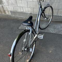 ブリヂストン　ロングティーン　変速3段　27インチ　ガンメタシルバー